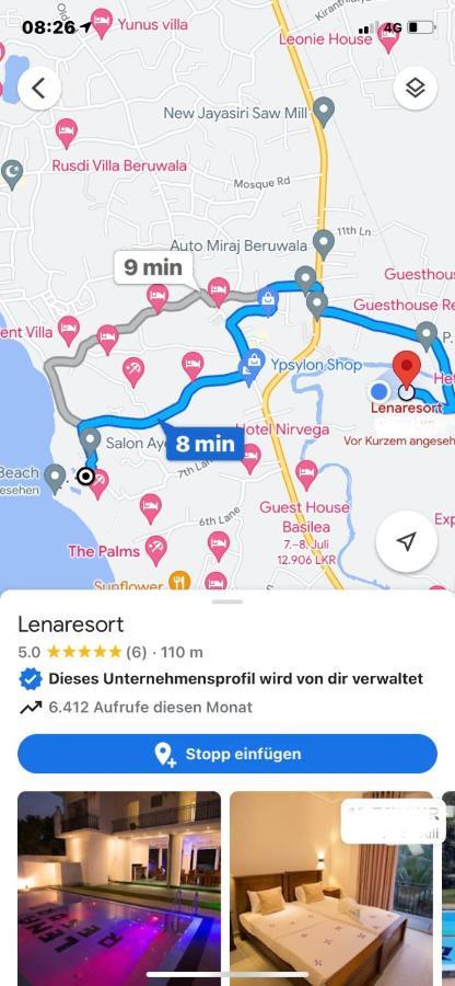 Lena Resort Beruwala Eksteriør billede